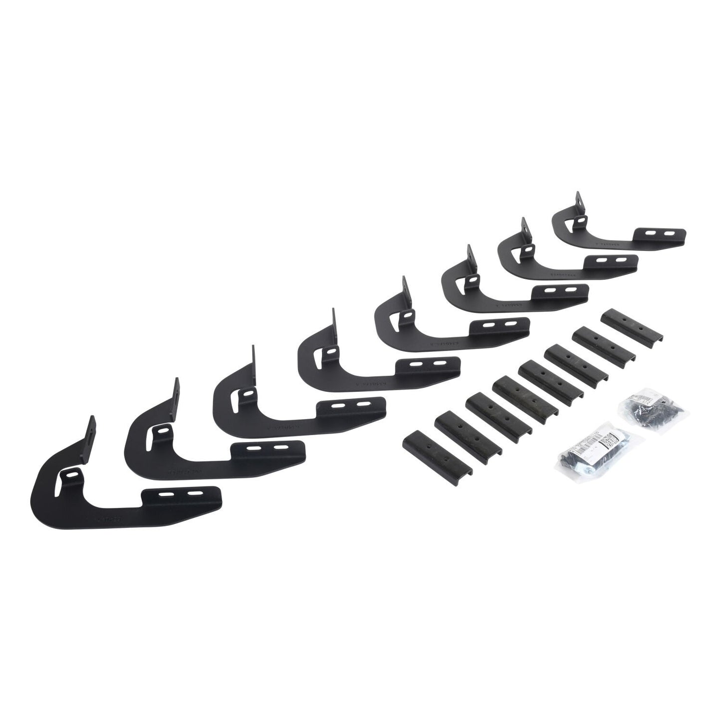 RB10 Running Boards Complete Kit Texture Black: RB10 Running board + Brackets Protective Bedliner coating 2023-2026 Toyota Sequoia Go Rhino