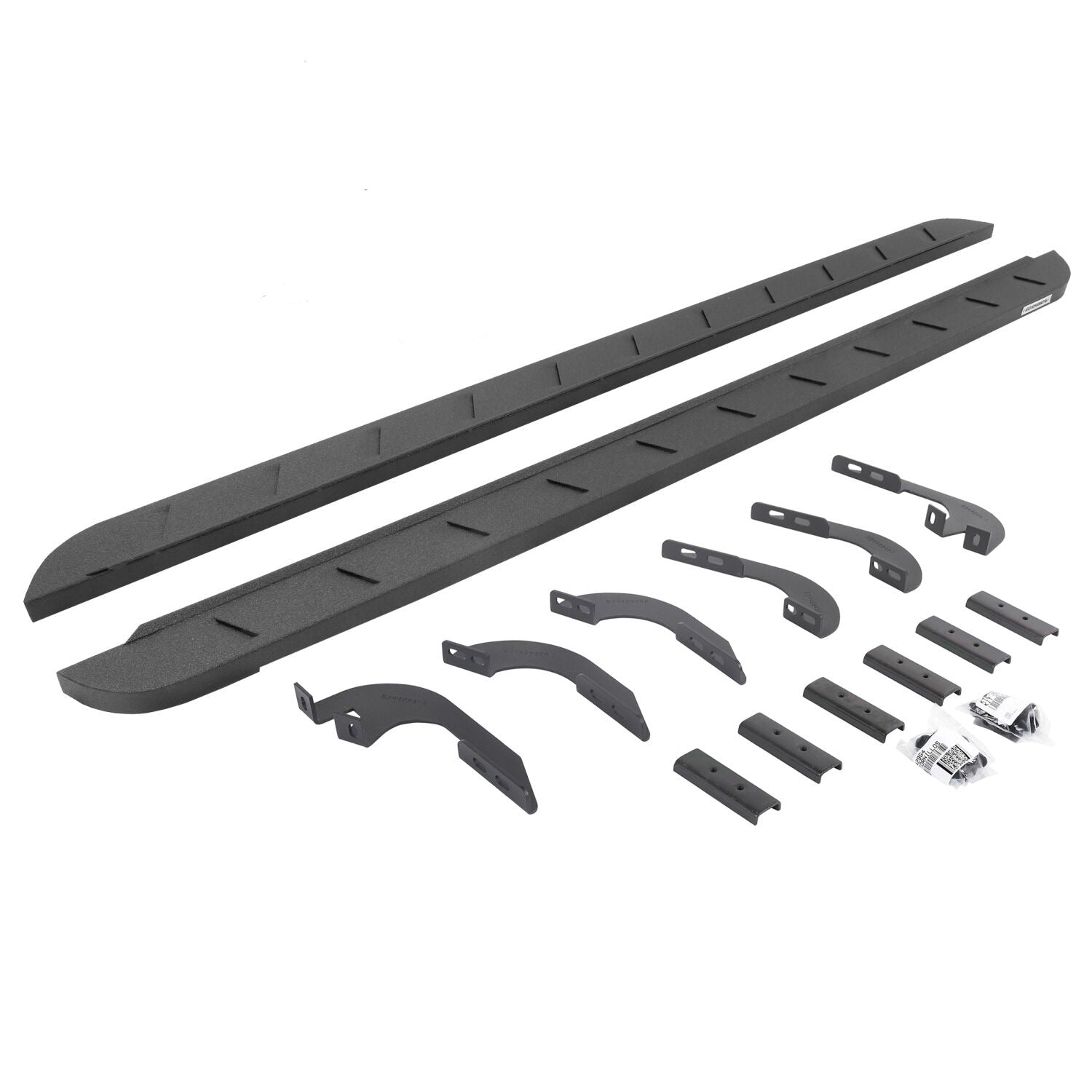 RB10 SlimLine Boards W/Mounting Brackets Kit BedlinerCoating For 2024-2026 Lexus GX550 2024-2026 Toyota Land Cruiser Go Rhino