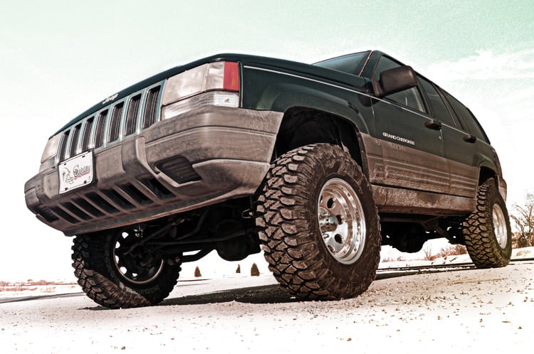 3.5 Inch Lift Kit Motor Jeep Grand Cherokee ZJ 2WD/4WD (1993-1998) Rough Country-2