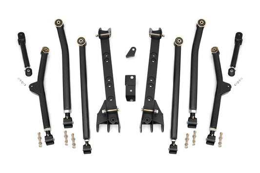 Long Arm Upgrade Kit 4-6 Inch Lift Jeep Wrangler Unlimited 4WD (04-06) Rough Country