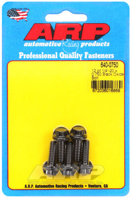 1/4 Inch SAE 12-Point Bolts - Chrome Moly Black Oxide ARP Racing Products-33