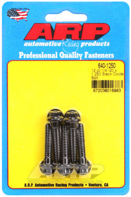 1/4 Inch SAE 12-Point Bolts - Chrome Moly Black Oxide ARP Racing Products-31