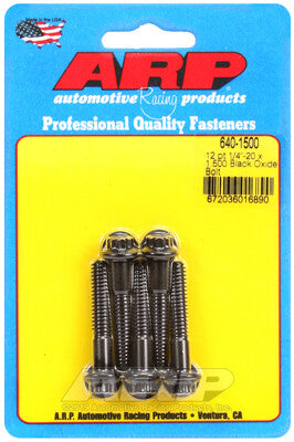 1/4 Inch SAE 12-Point Bolts - Chrome Moly Black Oxide ARP Racing Products-30
