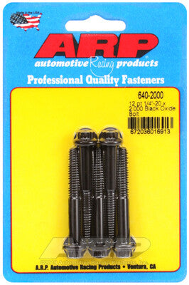 1/4 Inch SAE 12-Point Bolts - Chrome Moly Black Oxide ARP Racing Products-28