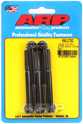 1/4 Inch SAE 12-Point Bolts - Chrome Moly Black Oxide ARP Racing Products-25