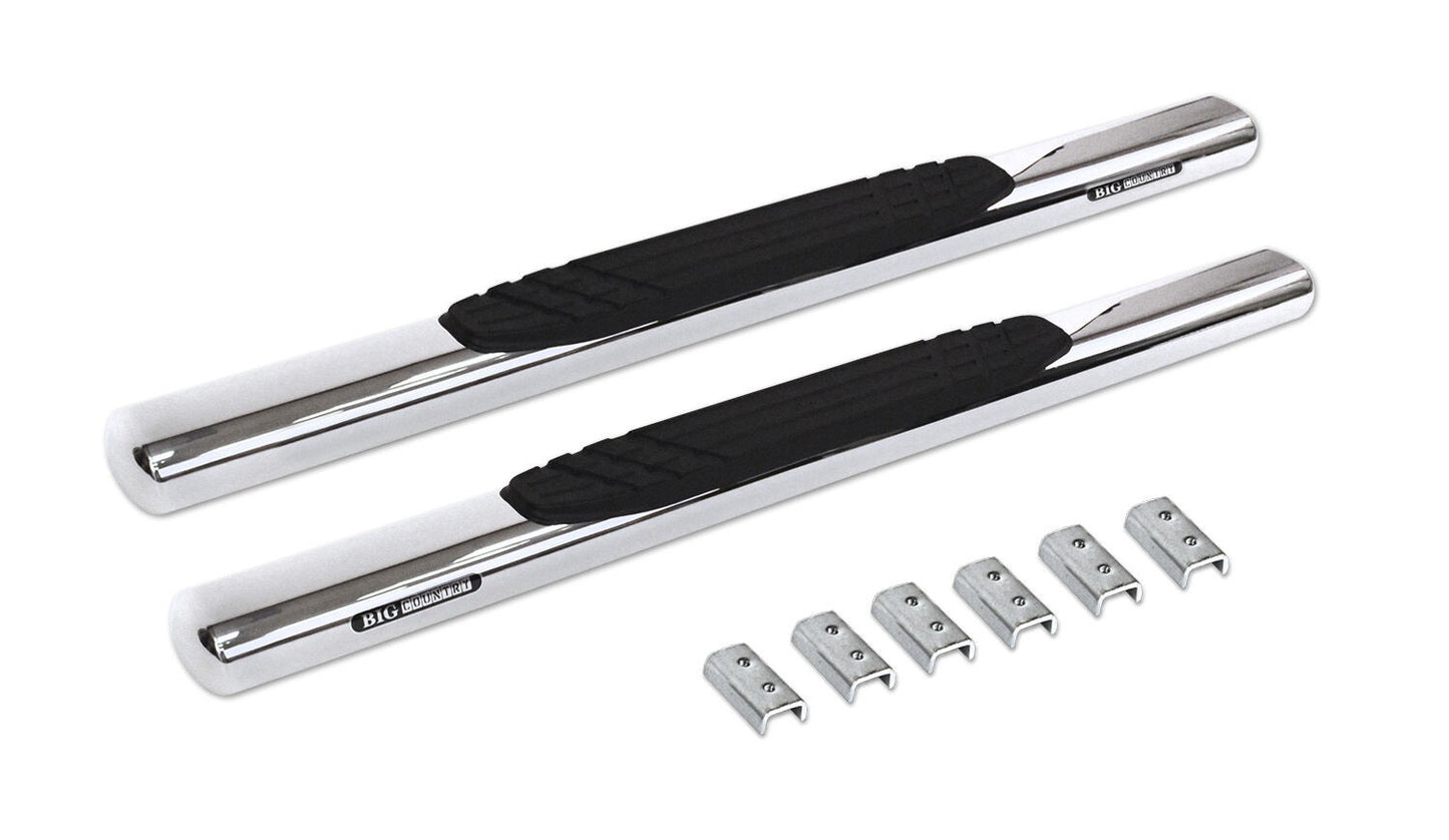 4 Inch OE Xtreme Series SideSteps Boards Only Polished Stainless Steel 1999-2026 Ford F-250/F-350 2002-2008 Dodge Ram 1500/2500/3500 Go Rhino-1