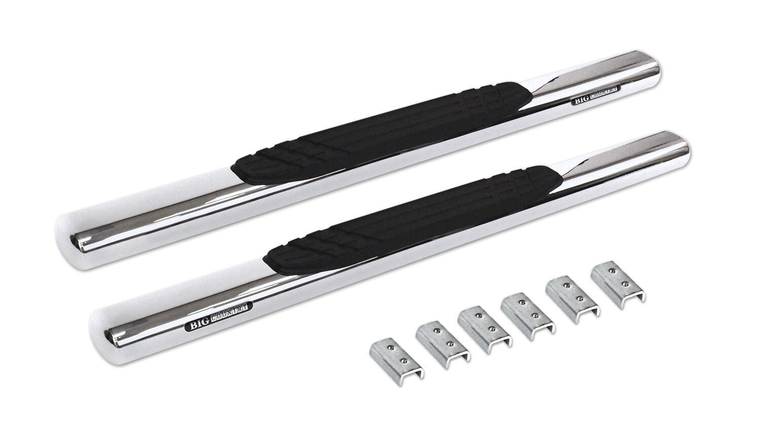 4 Inch OE Xtreme Series SideSteps Boards Only Polished Stainless Steel 1999-2026 Ford F-250/F-350 2002-2008 Dodge Ram 1500/2500/3500 Go Rhino-1
