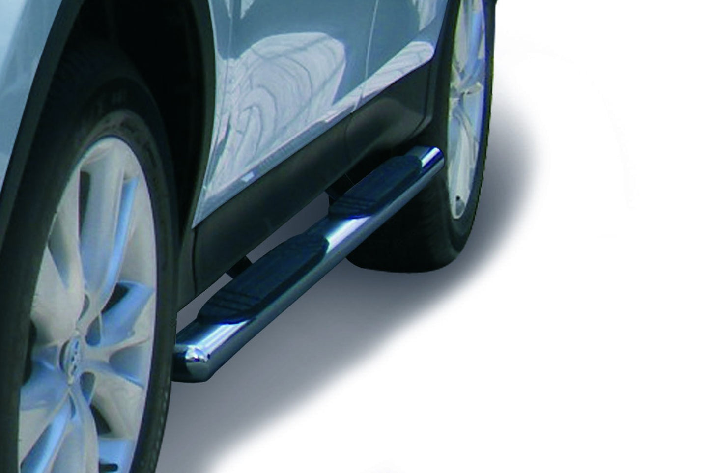 4 Inch OE Xtreme Series SideSteps Boards Only Polished Stainless Steel 2011-2013 Kia Sportage 2013-2015 Ford Escape Go Rhino-1