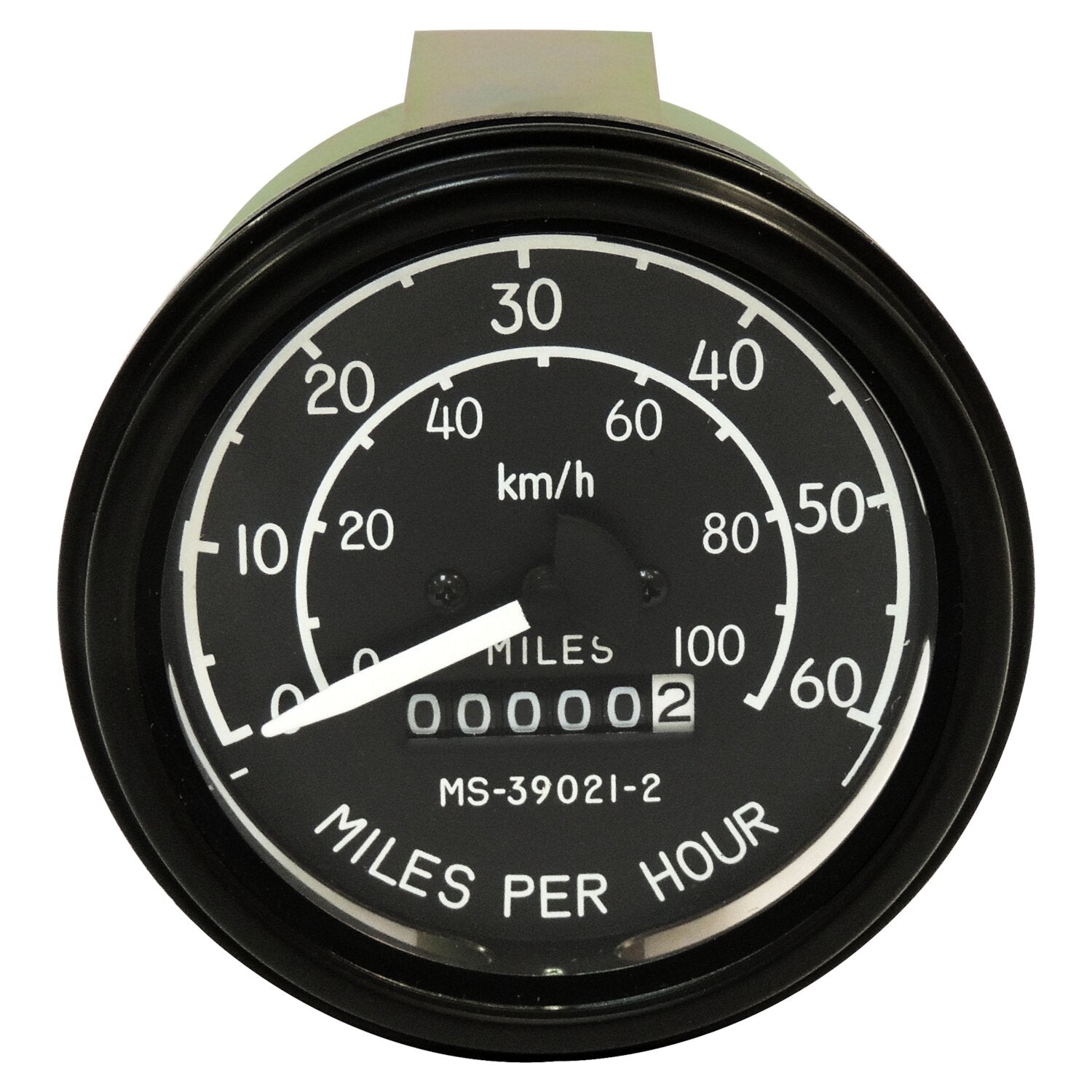Speedometer for 1945-1956 CJ-2A, CJ-3A, CJ3B, Face Reads in MPH Up To 60 Crown Automotive