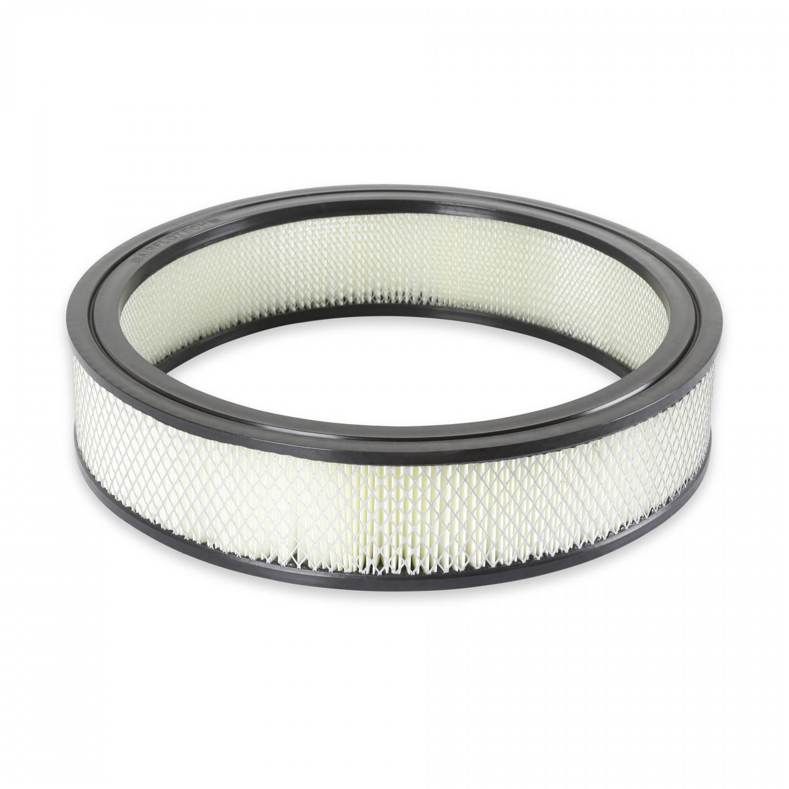 Air Filter 14 Inch x 3 Inch Replacement White manufactures replacement air filter element 14 Inch Inch Diameter and 3 Inch Inch Tall Mr Gasket