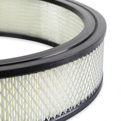 Air Filter 14 Inch x 3 Inch Replacement White manufactures replacement air filter element 14 Inch Inch Diameter and 3 Inch Inch Tall Mr Gasket-3