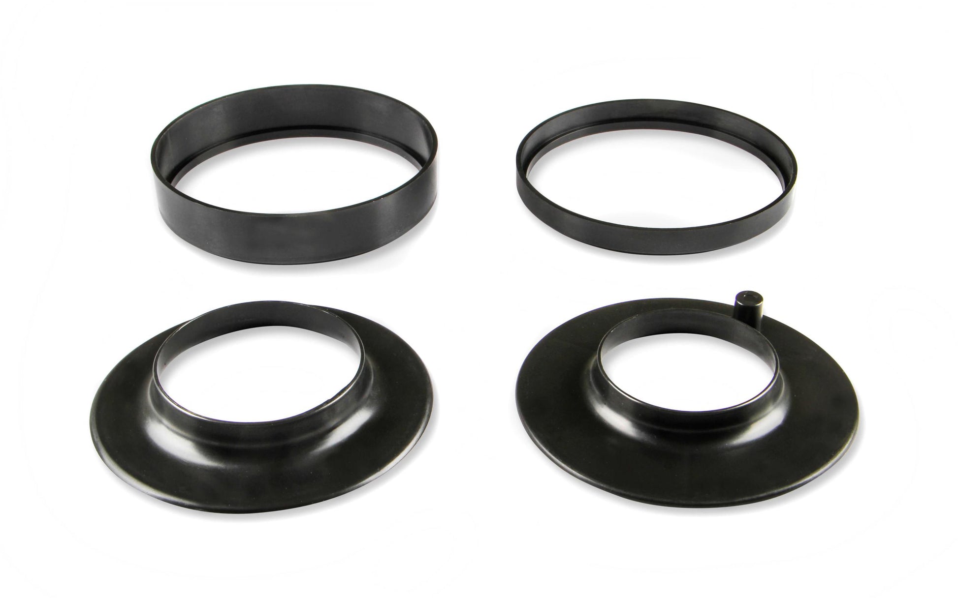 Air Cleaner Spacer and Adapter Kit Adapts 5-1/8 Inch Neck 2 or 4-Barrel Carb Air Cleaners to 3 Inch and 2-5/8 Inch 2-Barrel Carburetor Necks Mr Gasket-1