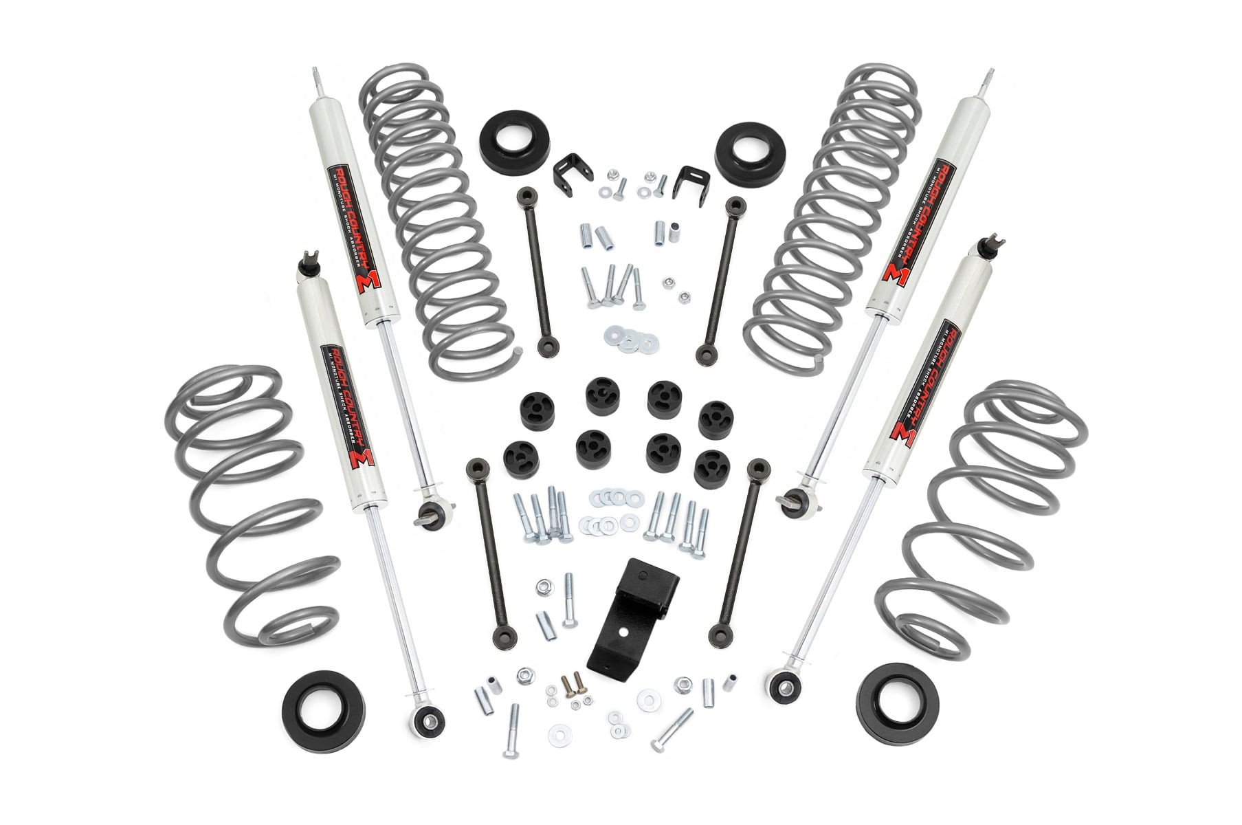 3.25 Inch Lift Kit 4 Cyl M1 Jeep Wrangler TJ 4WD (1997-2002) Rough Country