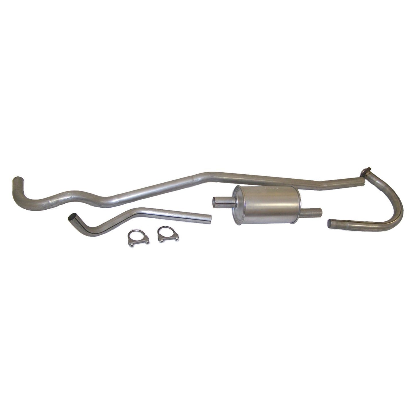 Exhaust Kit for Select 1946-1971 CJ-2A, CJ-3A, CJ-3B, CJ-6 w/ 4-134 Engines Crown Automotive