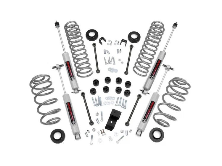 Rough Country 3.25 Inch Jeep Suspension Lift Kit 04-06 Wrangler TJ Unlimited Rough Country