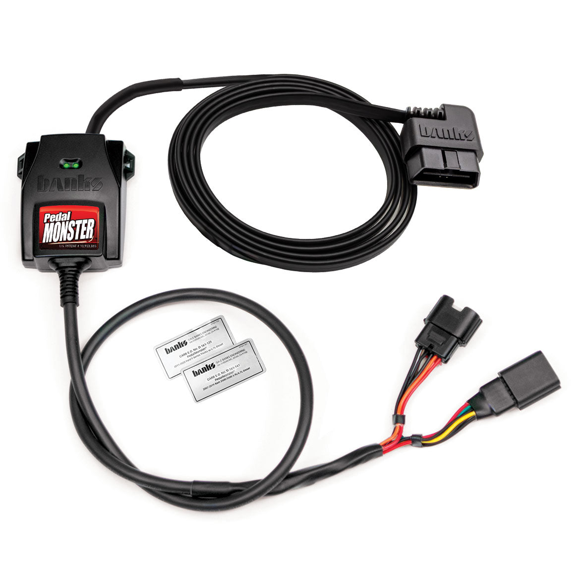 PedalMonster Throttle Sensitivity Booster Standalone for 07-19 Ram 2500/3500 11-20 Ford F-Series 6.7L Banks Power-1