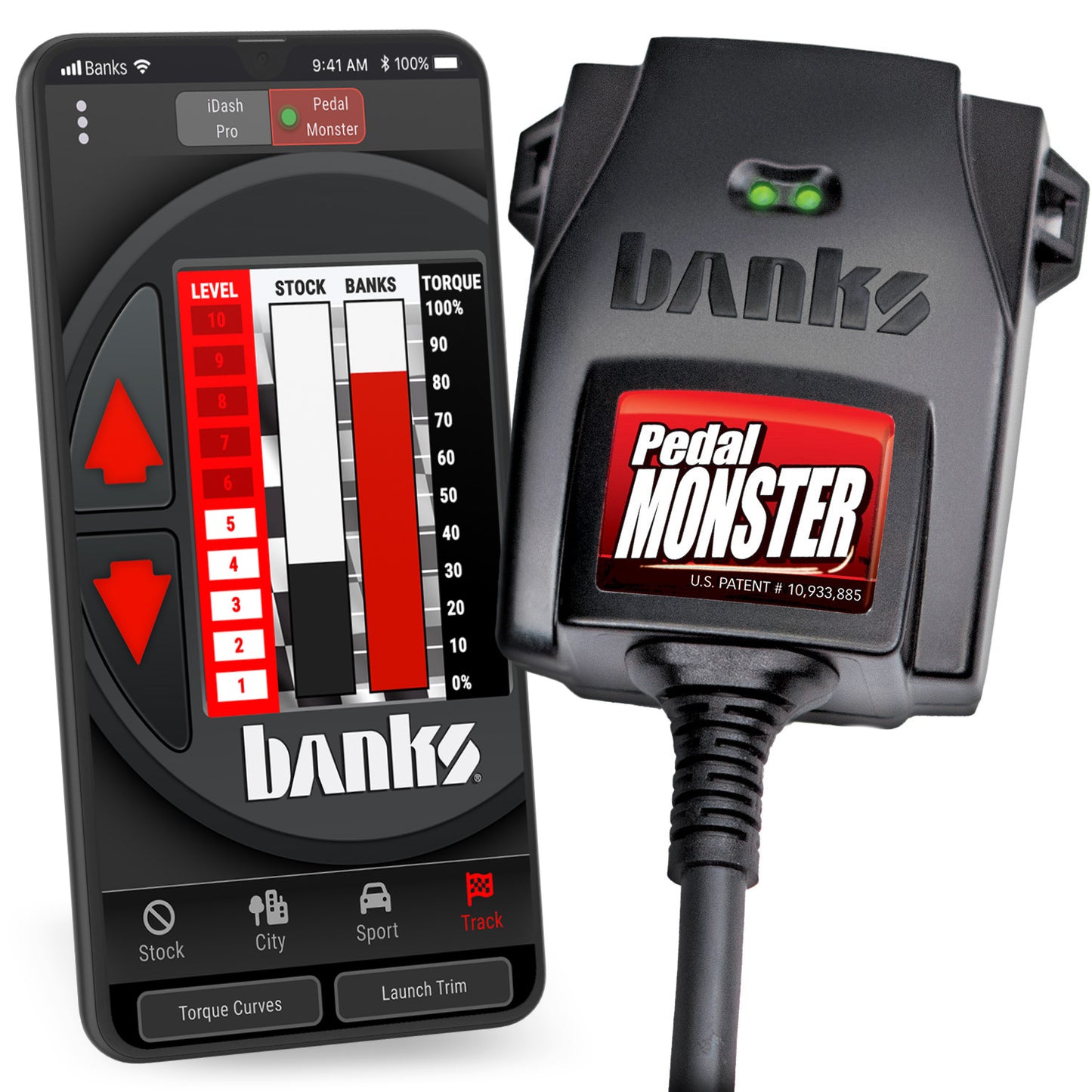 PedalMonster, Throttle Sensitivity Booster, Standalone for many Cadillac, Chevy/GMC, Chrysler, Dodge/Ram, Ford, Jeep, Lincoln, Mazda Banks Power