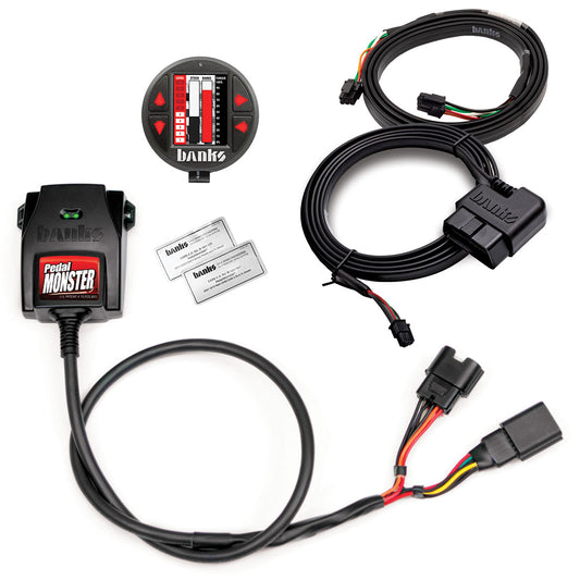 PedalMonster Throttle Sensitivity Booster, Standalone and iDash Kits for 07-19 Ram 2500/3500 11-20 Ford F-Series 6.7L Banks Power-1