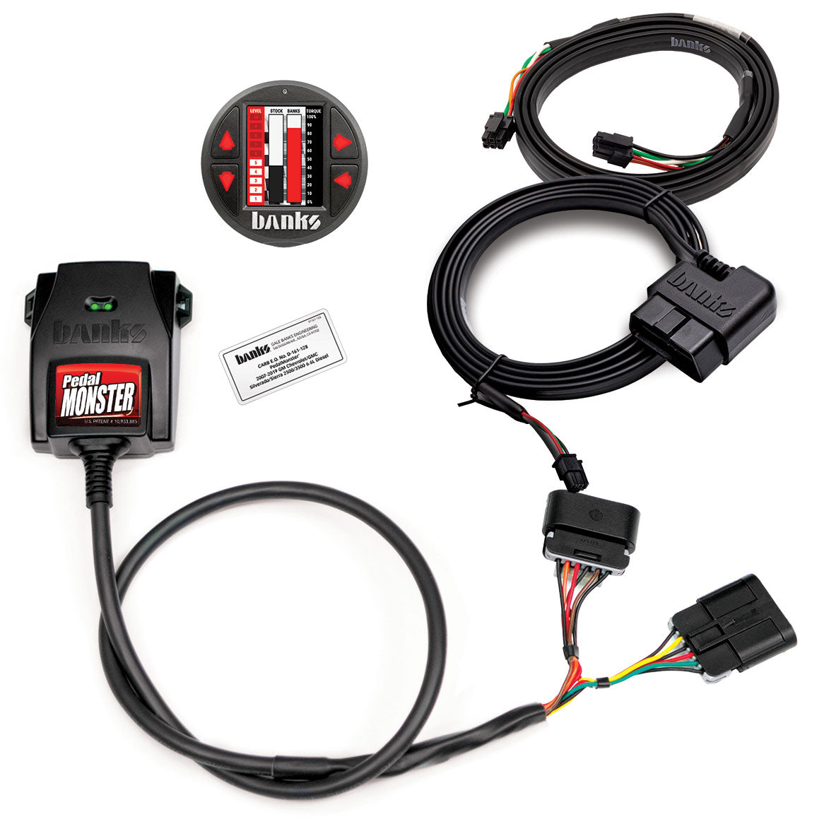PedalMonster Throttle Sensitivity Booster, Standalone and iDash Kits for 2007.5-2019 Chevy/GMC 2500/3500 New Body Banks Power-1