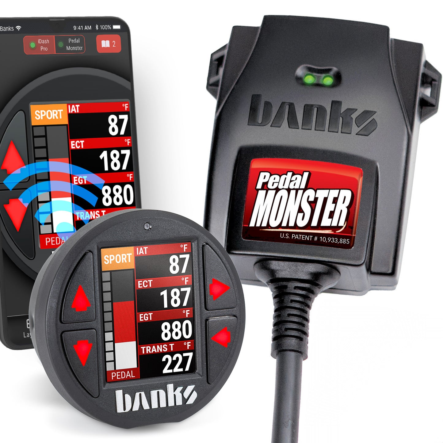 PedalMonster Throttle Sensitivity Booster, Standalone and iDash Kits for many Cadillac, Chevy/GMC Banks Power