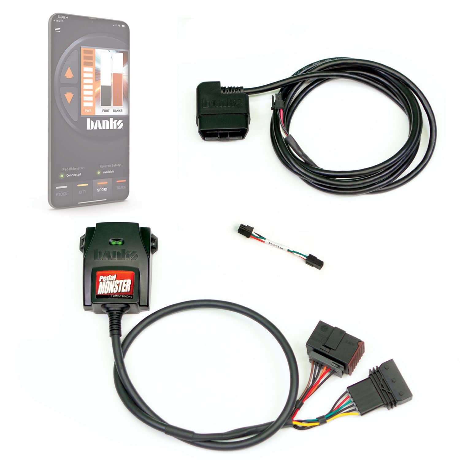 PedalMonster, Throttle Sensitivity Booster, Standalone for many Chevy/GMC, Chrysler, Dodge, Jeep, Nissan Banks Power-1