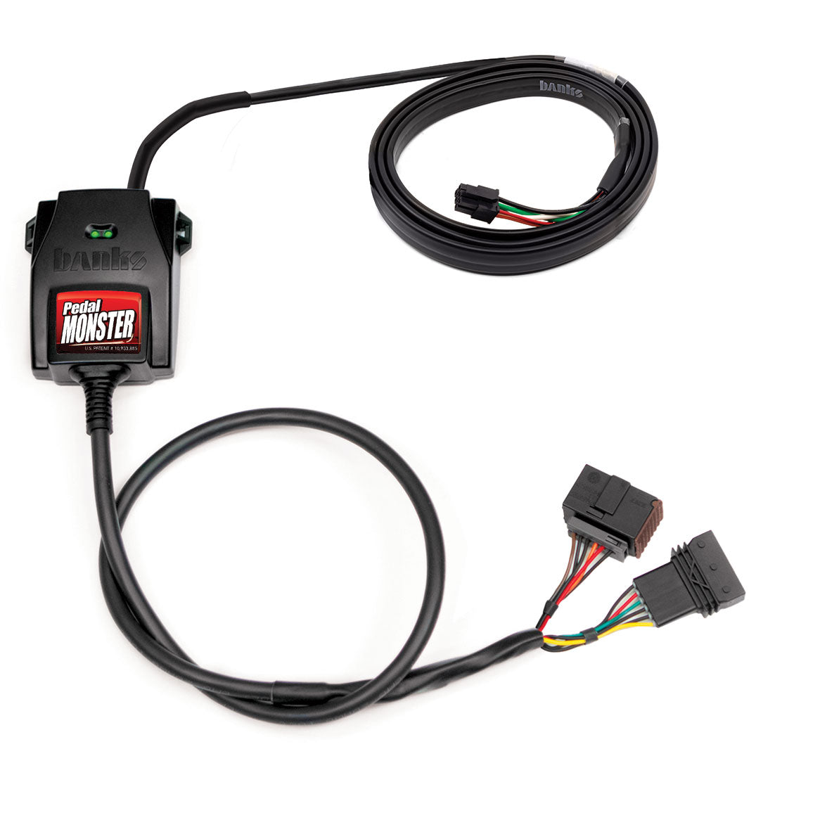 PedalMonster, Throttle Sensitivity Booster for use with existing iDash and/or Derringer for many Chevy/GMC, Chrysler, Dodge, Jeep, Nissan Banks Power-1