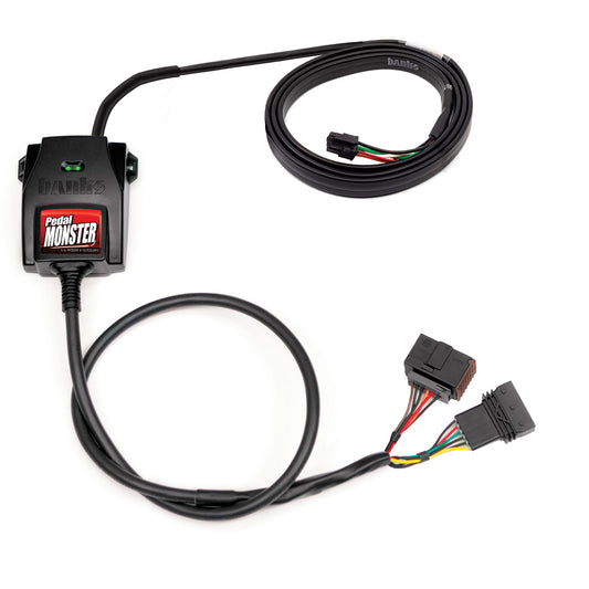 PedalMonster, Throttle Sensitivity Booster for use with existing iDash and/or Derringer for many Chevy/GMC, Chrysler, Dodge, Jeep, Nissan Banks Power-1