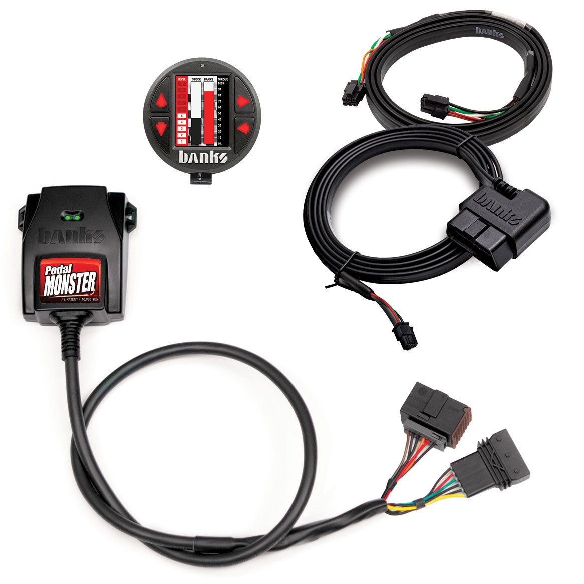 PedalMonster Throttle Sensitivity Booster Standalone and iDash Kits for many Chevy/GMC, Chrysler, Dodge, Jeep, Nissan Banks Power-1