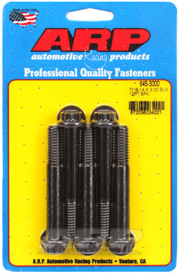 7/16-14 12-Point 1/2 Wrenching Bolts - Chrome Moly Black Oxide 5 Piece ARP Racing Products-8