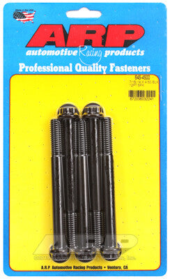 7/16-14 12-Point 1/2 Wrenching Bolts - Chrome Moly Black Oxide 5 Piece ARP Racing Products-2