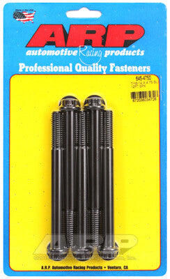 7/16-14 12-Point 1/2 Wrenching Bolts - Chrome Moly Black Oxide 5 Piece ARP Racing Products-1