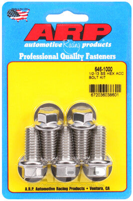 1/2-13 Hex Bolts - Stainless Polished ARP Racing Products-20