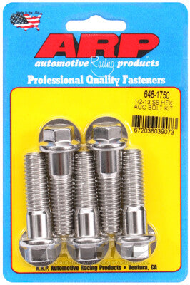 1/2-13 Hex Bolts - Stainless Polished ARP Racing Products-17