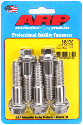 1/2-13 Hex Bolts - Stainless Polished ARP Racing Products-16