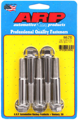 1/2-13 Hex Bolts - Stainless Polished ARP Racing Products-13
