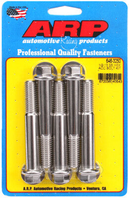 1/2-13 Hex Bolts - Stainless Polished ARP Racing Products-11
