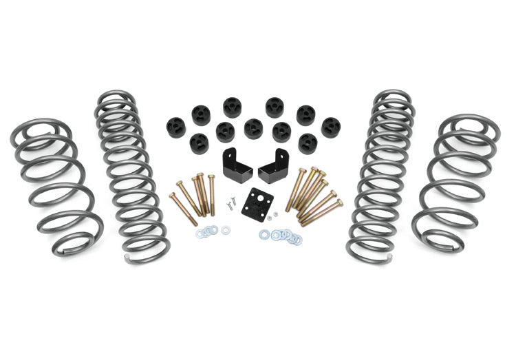 Rough Country 3.75 Inch Jeep Combo Lift Kit 6 Cyl 97-06 Wrangler TJ Rough Country