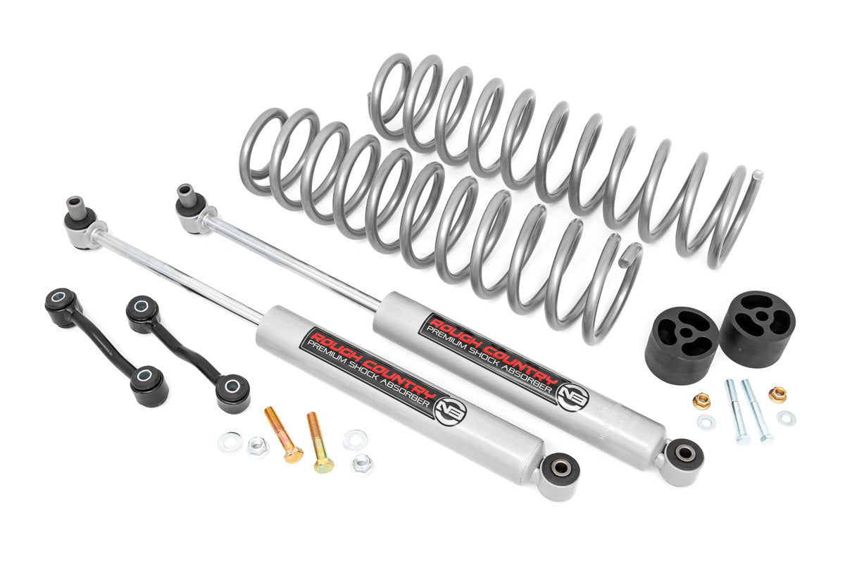 Rough Country 2.5 Inch Jeep Suspension Lift Kit Springs 2020 JT Gladiator Rough Country
