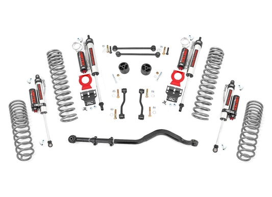 Rough Country Jeep Gladiator 3.5 Inch Jeep Suspension Lift Kit Coil Springs Vertex Reservoir Shocks For 20-Pres Jeep Gladiator Rough Country