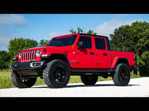 Rough Country Jeep Gladiator 3.5 Inch Jeep Suspension Lift Kit Coil Springs Vertex Reservoir Shocks For 20-Pres Jeep Gladiator Rough Country