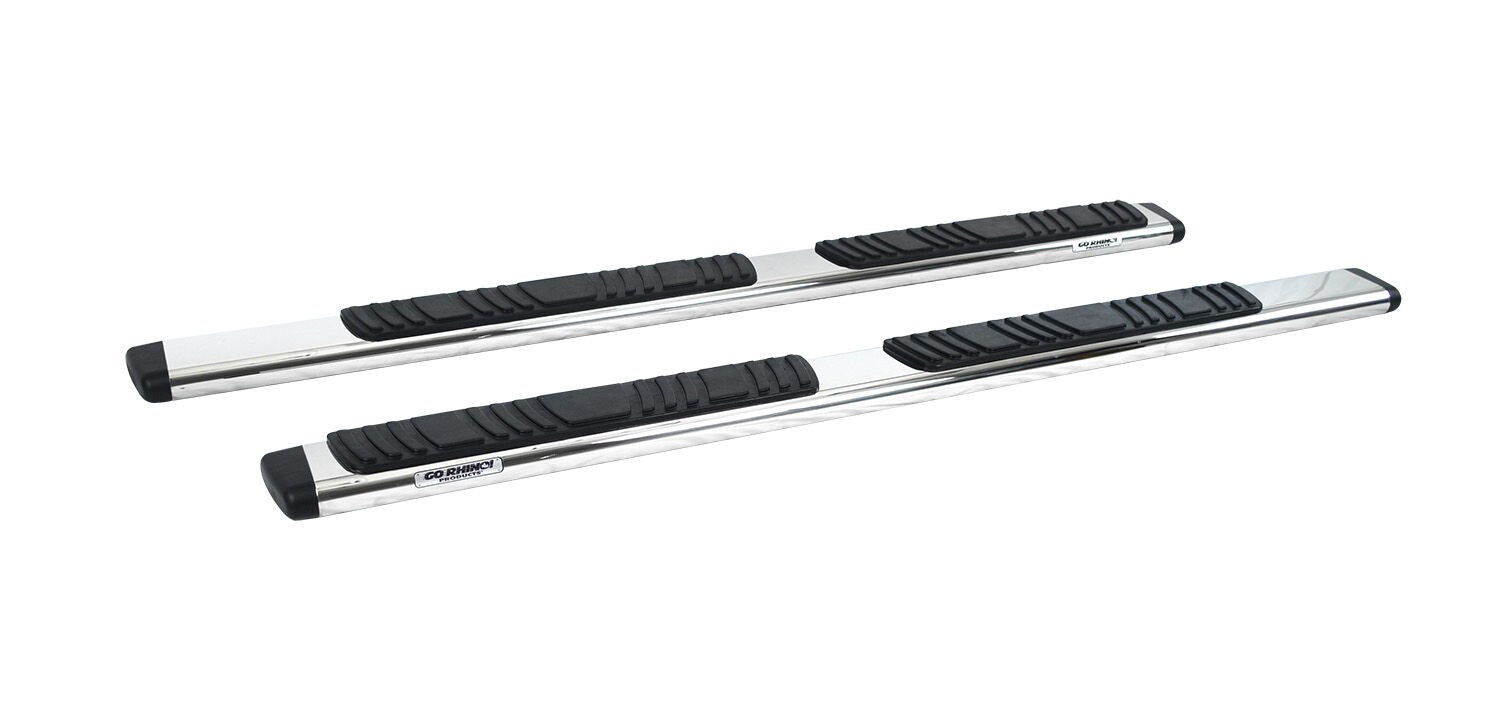 5 Inch OE Xtreme Low Profile SideSteps Boards Only Polished Stainless Steel 1999-2026 Ford F-250/F-350 2002-2010 Dodge Ram 1500/2500/3500 Go Rhino-1