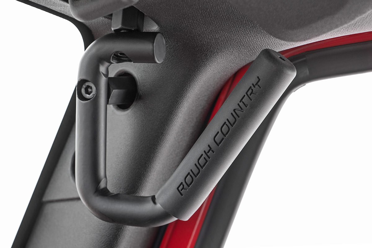 Rough Country Jeep Solid Steel Grab Handle Set 07-18 Wrangler JK Rough Country