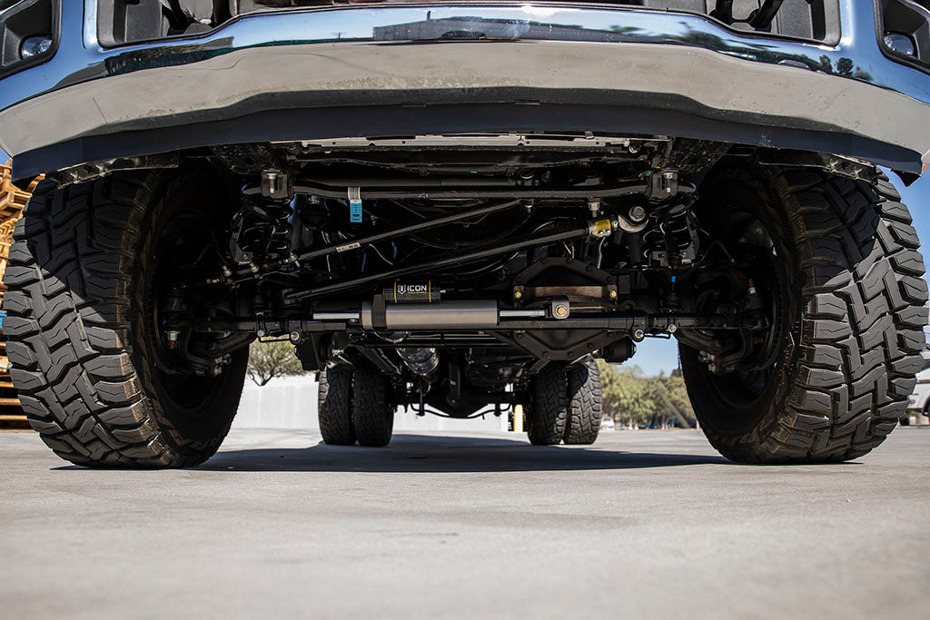 2005-2024 Ford F-450/F-550 Super Duty 2.5 Piggyback Centerline Steering Stabilizer Kit ICON Vehicle Dynamics-4