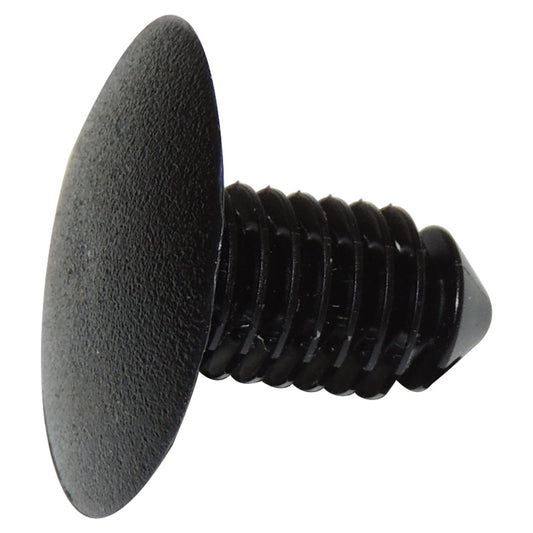 Black Plastic Push-In Retainer for Jeep WJ, WG Grand Cherokee (Front Bumper) Crown Automotive