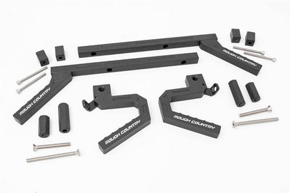 Grab Handles Alum FR & RR Jeep Wrangler JK/Wrangler Unlimited (07-18) Rough Country