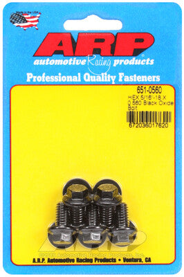 5/16 Inch Hex Bolts - Chrome Moly Black Oxide ARP Racing Products-37