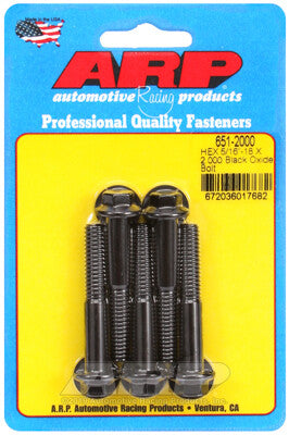 5/16 Inch Hex Bolts - Chrome Moly Black Oxide ARP Racing Products-31