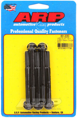 5/16 Inch Hex Bolts - Chrome Moly Black Oxide ARP Racing Products-26