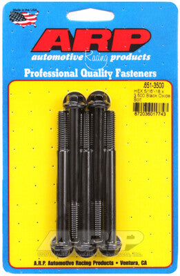 5/16 Inch Hex Bolts - Chrome Moly Black Oxide ARP Racing Products-25