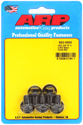 3/8 Inch Hex Bolts - Chrome Moly Black Oxide ARP Racing Products-37